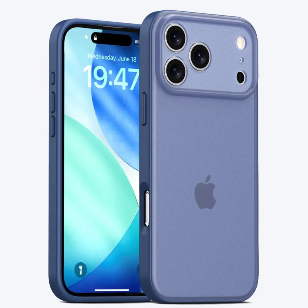 MobiQ Frosted Rugged Bumper Hoesje iPhone 17 Pro Max