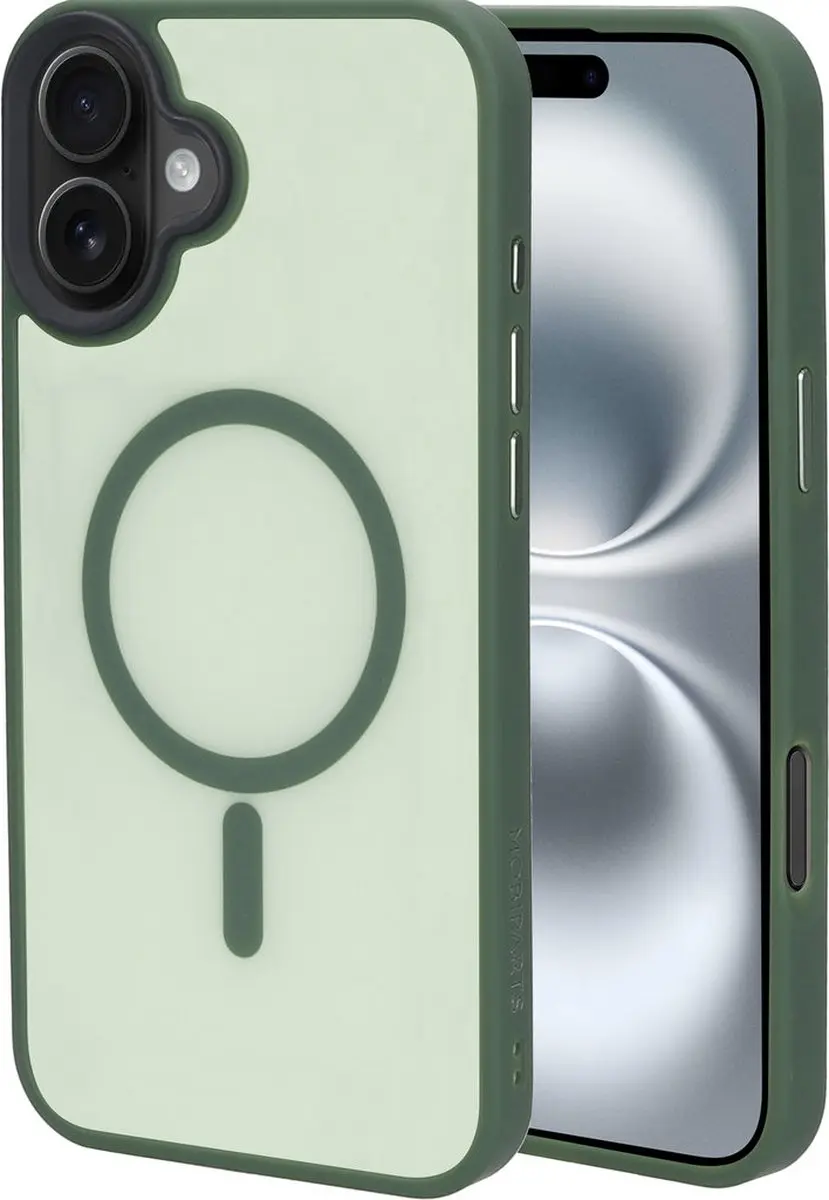 Mobiparts Hoesje iPhone 16 Plus MP-127214 - Hardcover MagSafe - Groen - afbeelding 6 van 6