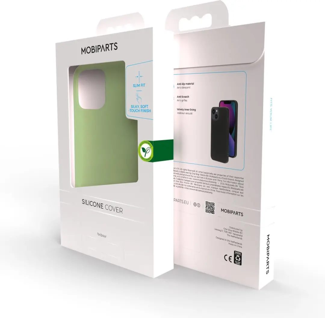 Mobiparts Silicone Cover iPhone 12 Pro - Groen MP-5000166