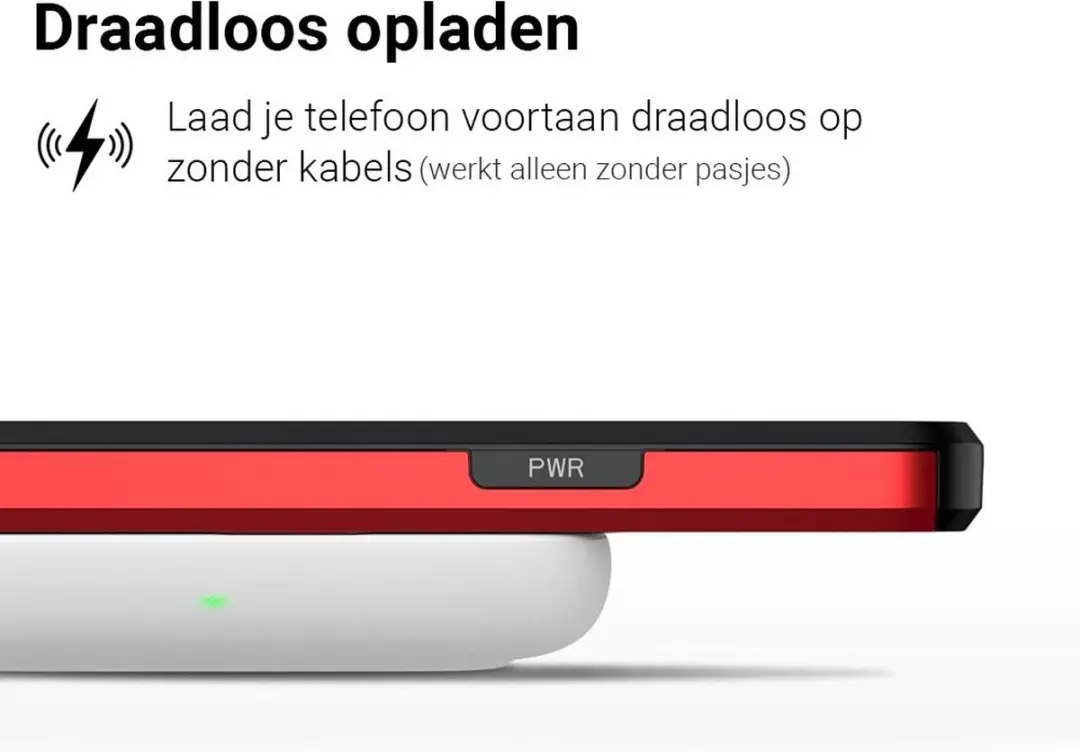 MobiQ iPhone 13 Pro Max Pashoesje - 2 Pasjes - Rood