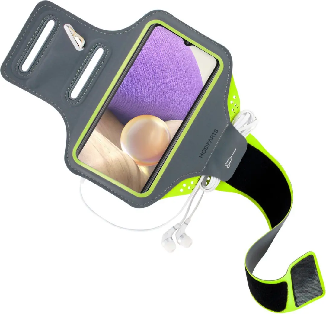 Mobiparts Hardlooparmband MP-113089 - Groen - 5 Pasjes