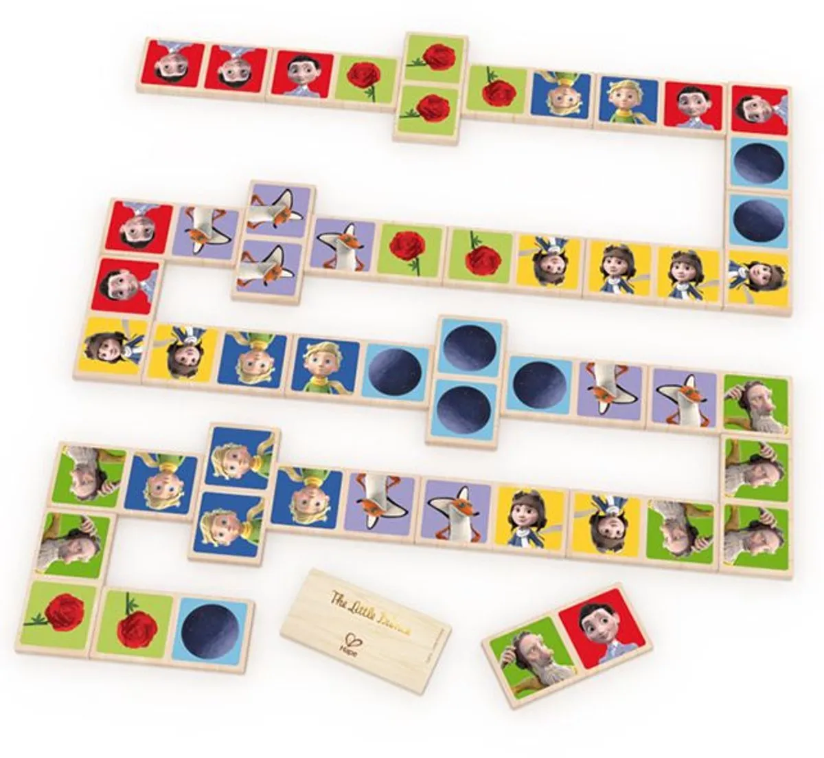 Hape De Kleine Prins Domino - 28 Stukken