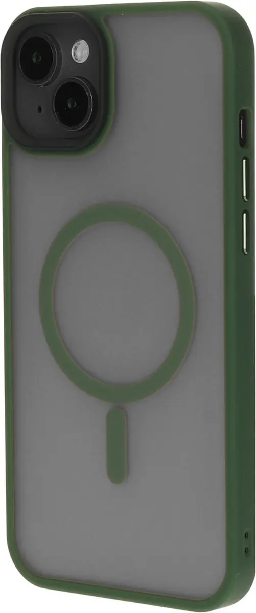 Mobiparts Hoesje iPhone 14 Plus MP-124020 - Hardcover MagSafe - Groen - afbeelding 6 van 6