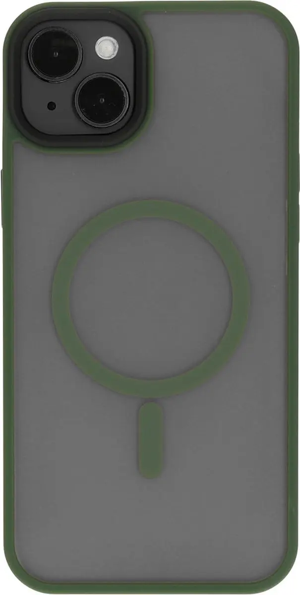 Mobiparts Hoesje iPhone 14 Plus MP-124020 - Hardcover MagSafe - Groen