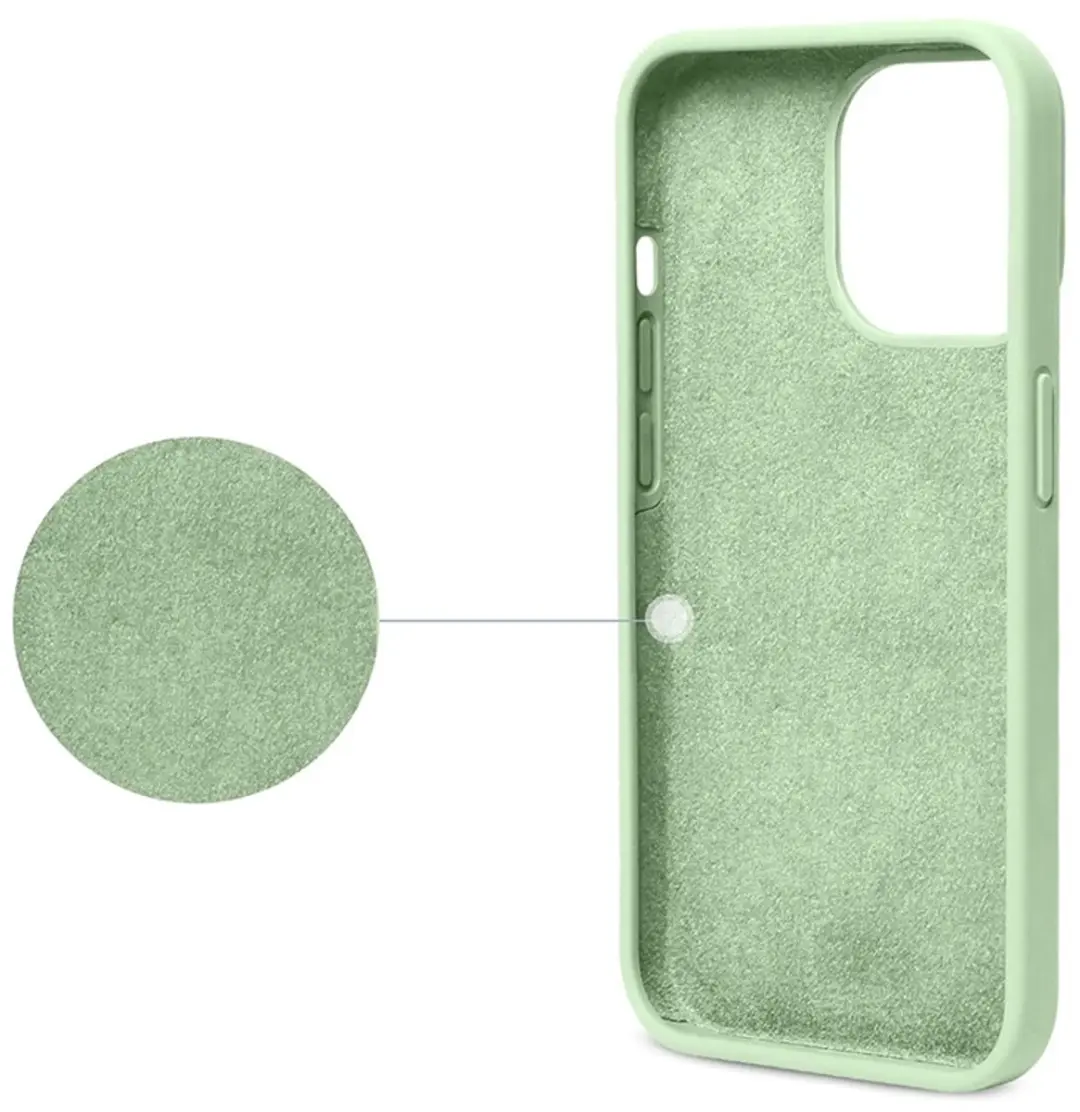 MobiQ iPhone 14 Pro Siliconen Hoesje - mintgroen - 13-02042