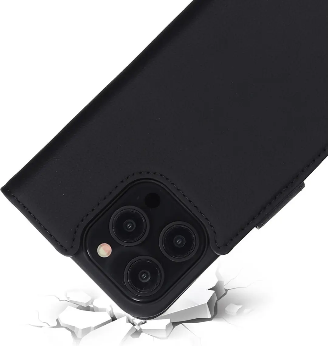 Mobiparts MP-127154 MagSafe Portemonnee - iPhone 15 Pro - Zwart
