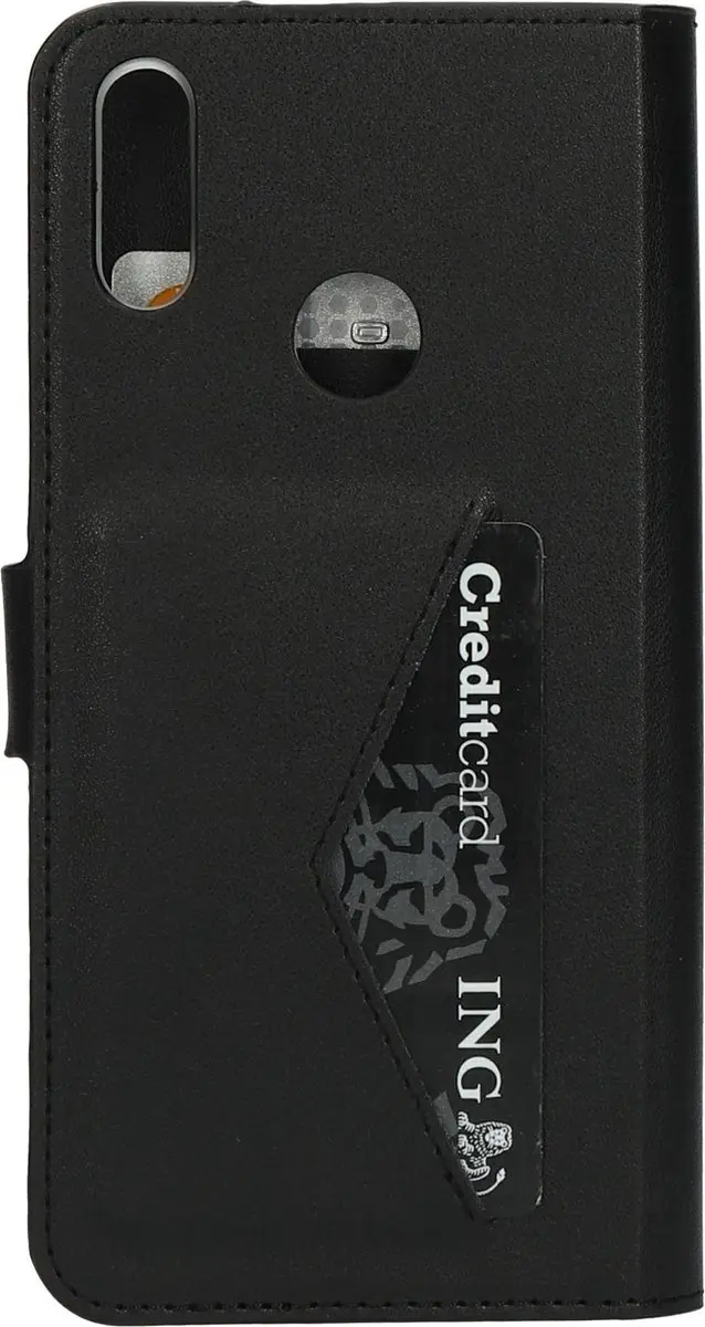 Mobiparts MP-93295 Hoesje Huawei Y7 (2019) - Wallet - Eco Leer - Zwart