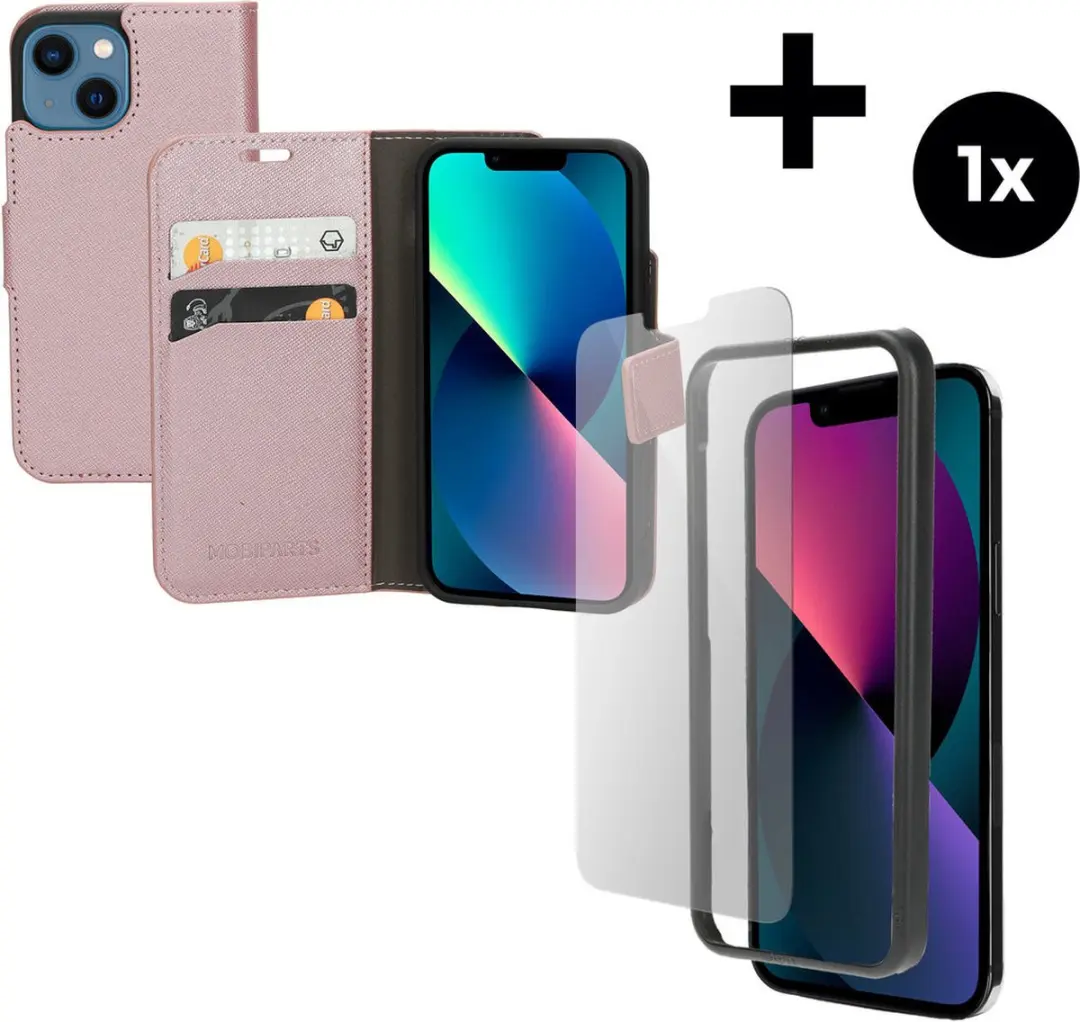 Mobiparts Saffiano Wallet Hoesje iPhone 13 Mini