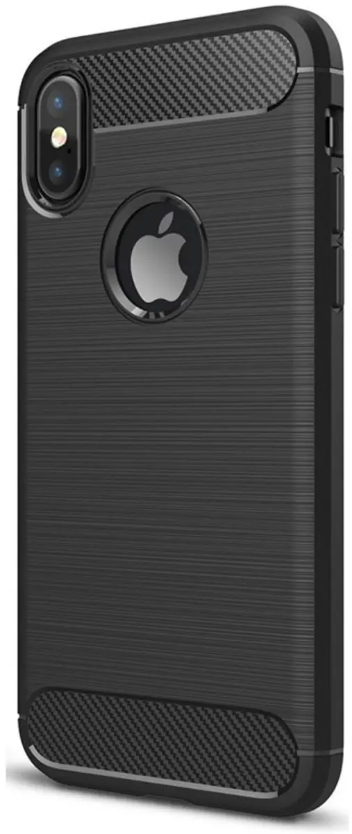 MobiQ Carbon Look Hoesje iPhone XS Max