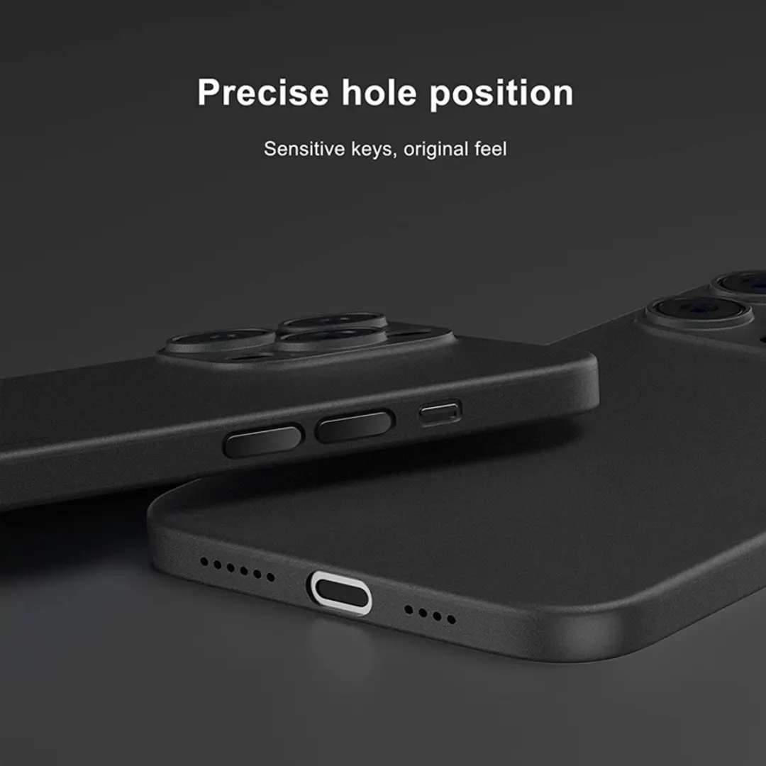 MobiQ 13-02169 Ultra Dun Hoesje - iPhone 14 Pro Max - Zwart