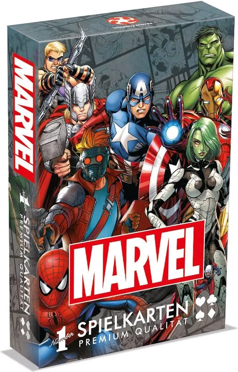 Winning Moves Marvel Universe Kaartspel 54 Stuks - 2 Jokers