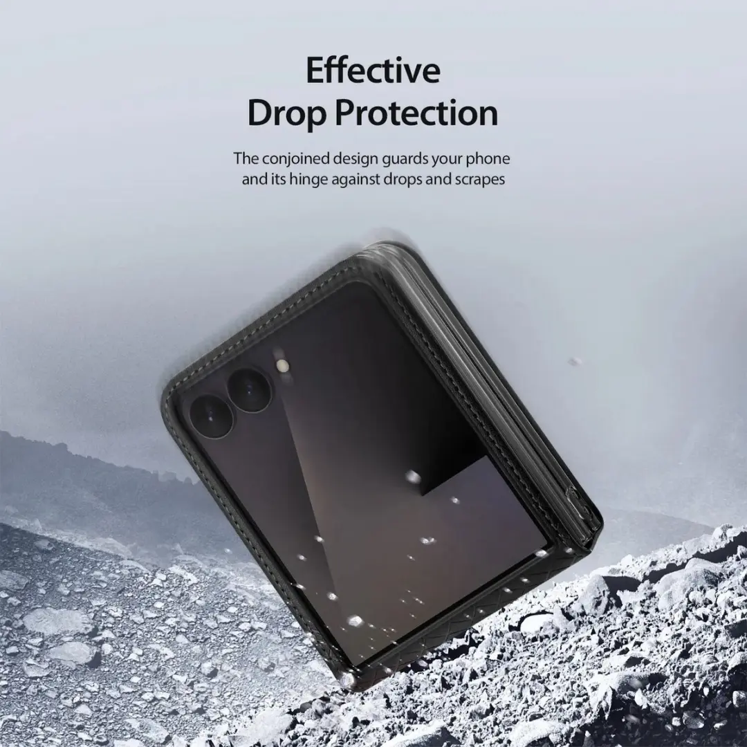 Dux Ducis Hoesje Samsung Galaxy Z Flip8 - Zwart