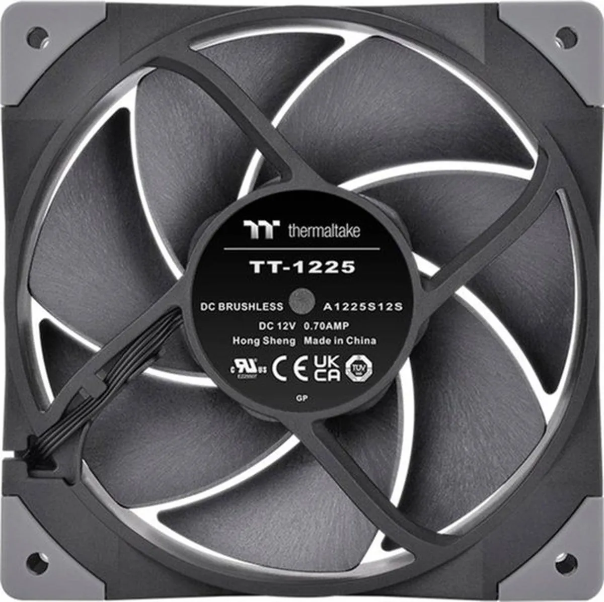Thermaltake CL-F155-PL12BL-A PC-Ventilator 120mm - Zwart