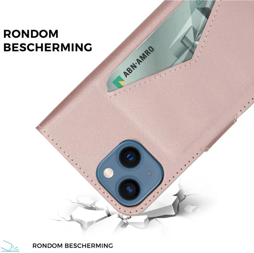 Mobiparts Classic Wallet Hoesje iPhone 13 Mini - Roze - MP-5000767