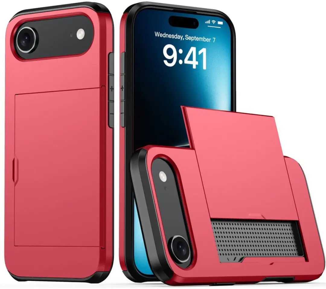 MobiQ Hybrid Card iPhone 17 Air Hoesje