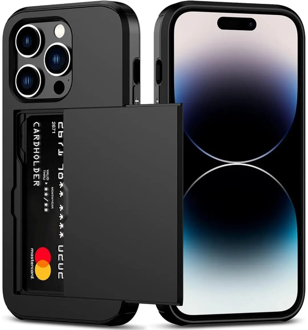 MobiQ Hybrid Card Case Hoesje iPhone 16 Pro 46-00263