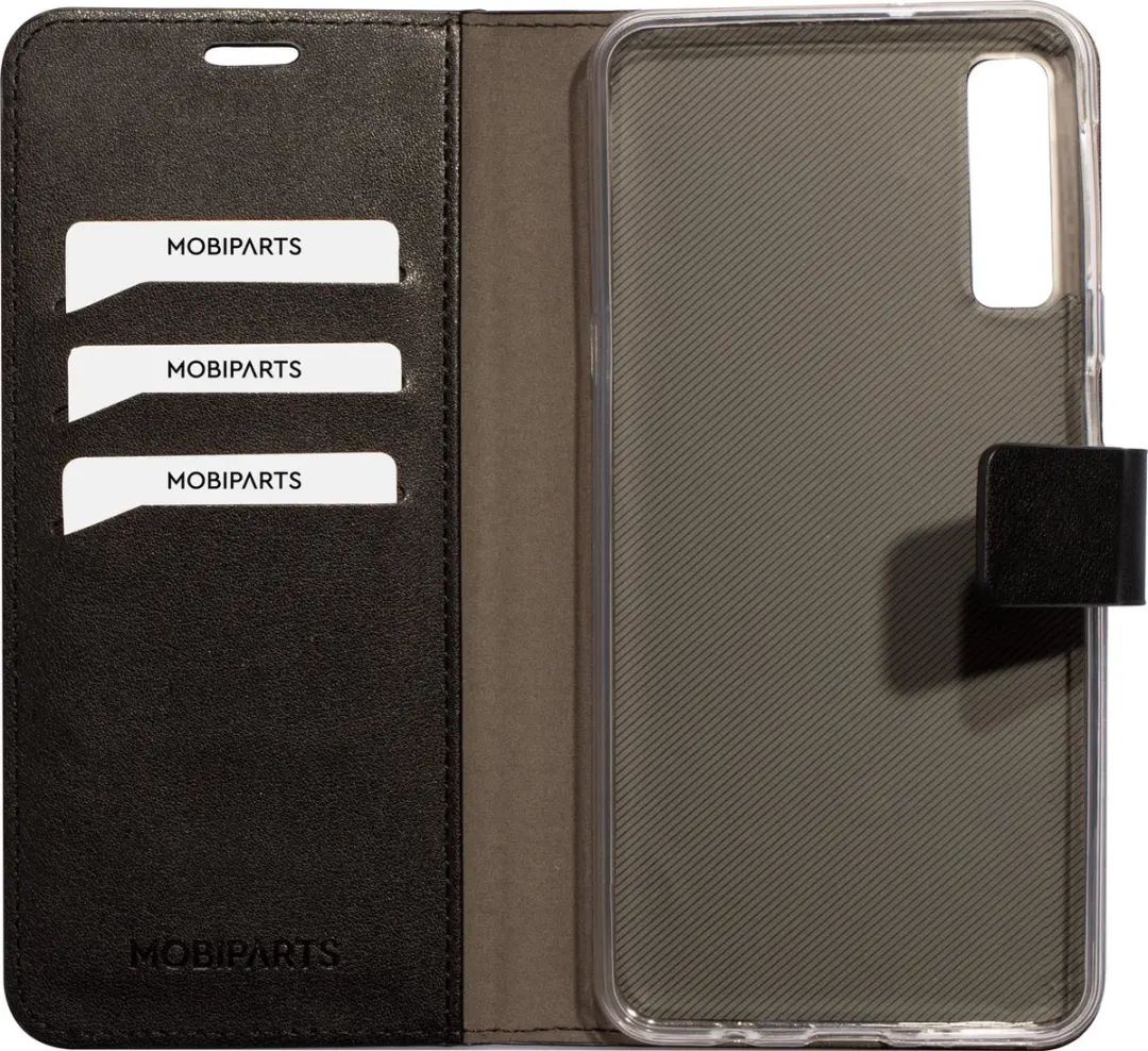 Mobiparts MP-84122 Hoesje Samsung Galaxy A7 (2018) - Wallet - Zwart