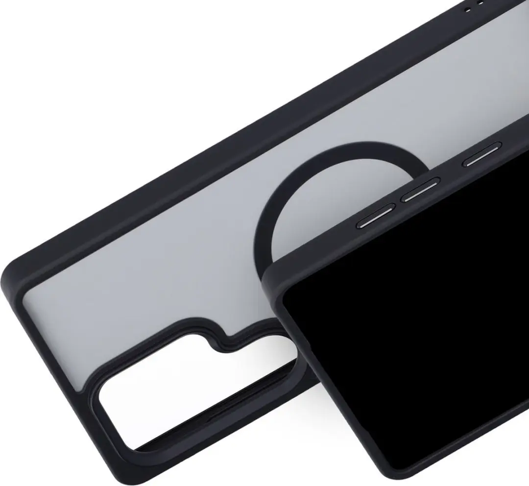 Mobiparts MP-128582 Hoesje Samsung Galaxy S25 Ultra - Hardcover MagSafe - Zwart