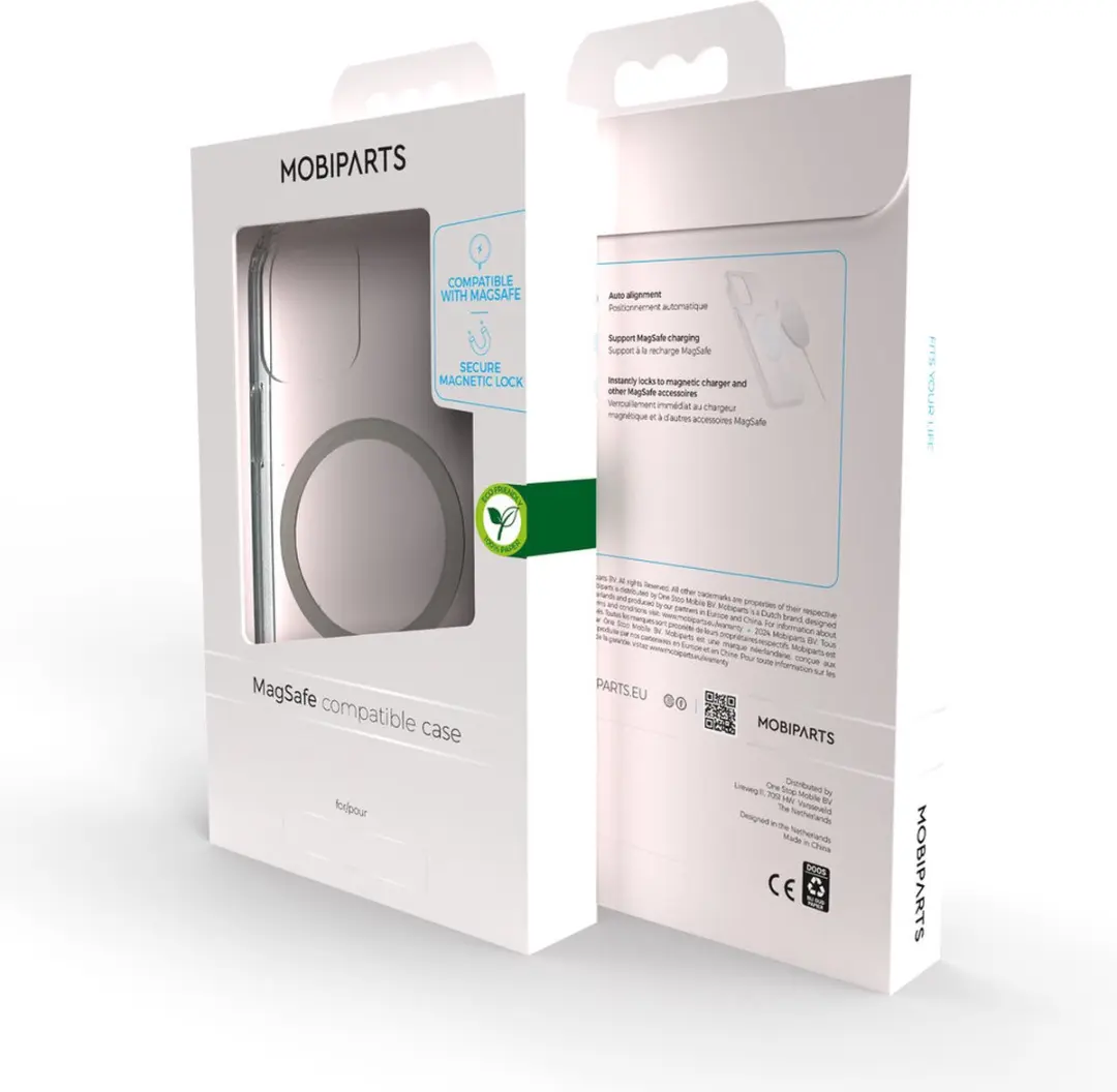 Mobiparts MP-5001861 MagSafe Hoesje iPhone 15 - Transparant