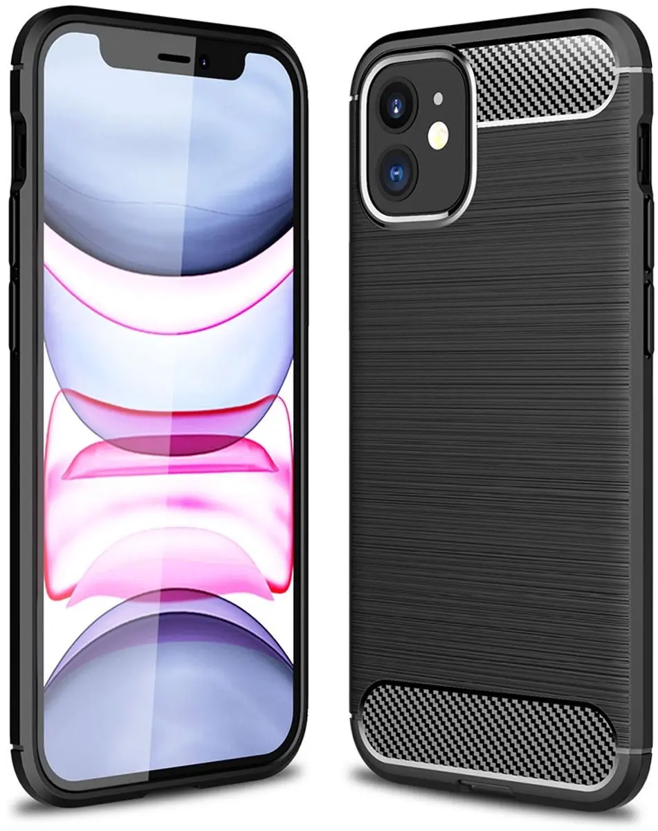 MobiQ Carbon Look Hoesje iPhone 13 Mini