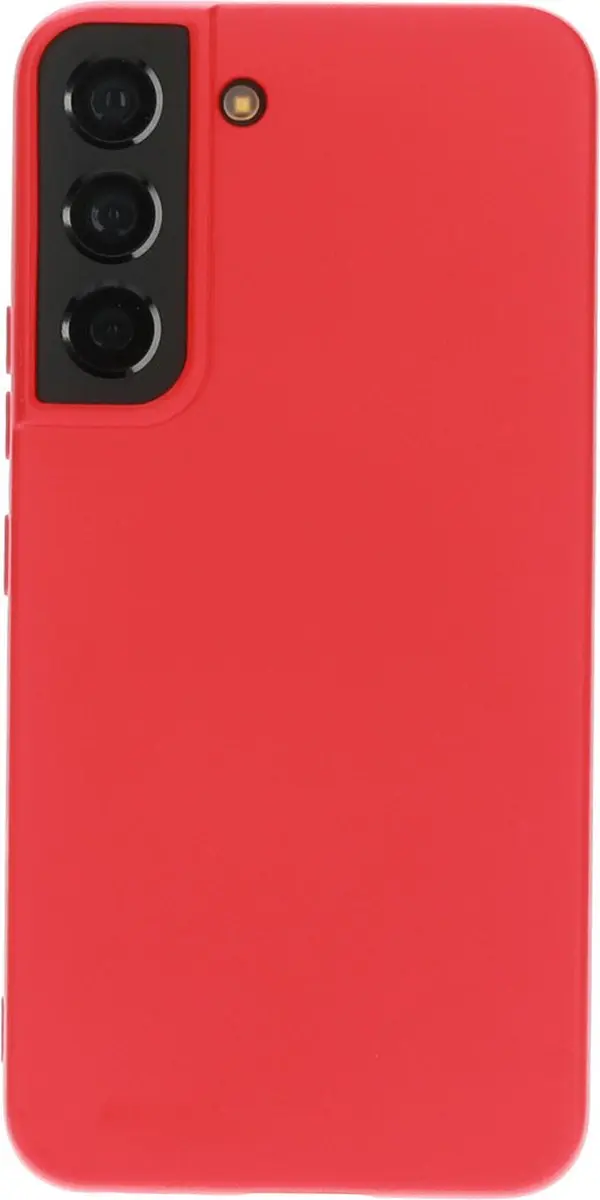 Mobiparts Hoesje Samsung Galaxy S22 - Siliconen Rood - MP-121820 - afbeelding 6 van 6