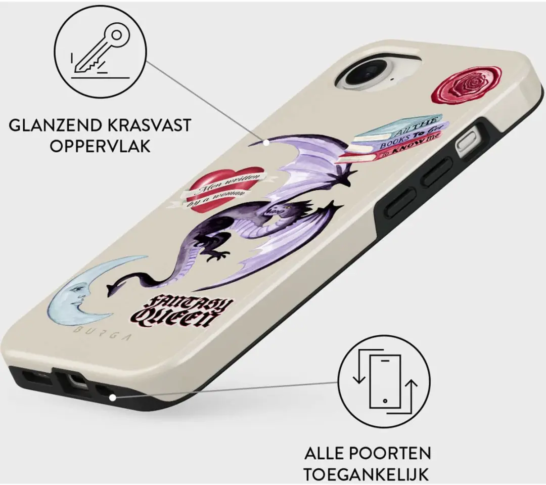 Burga Tough MagSafe Hoesje iPhone 16/17 - Plot Twister - afbeelding 6 van 6
