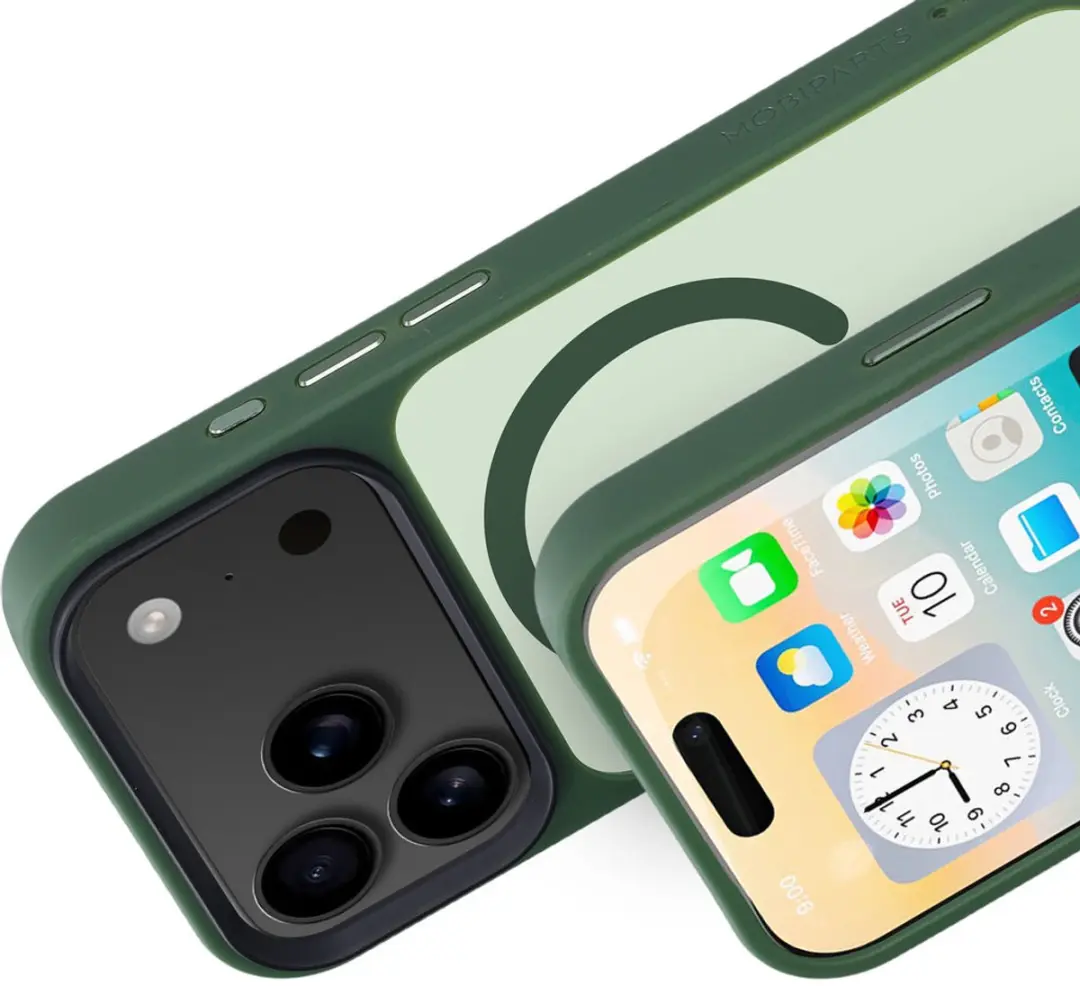Mobiparts Hoesje iPhone 17 Pro MagSafe - Groen - MP-130074