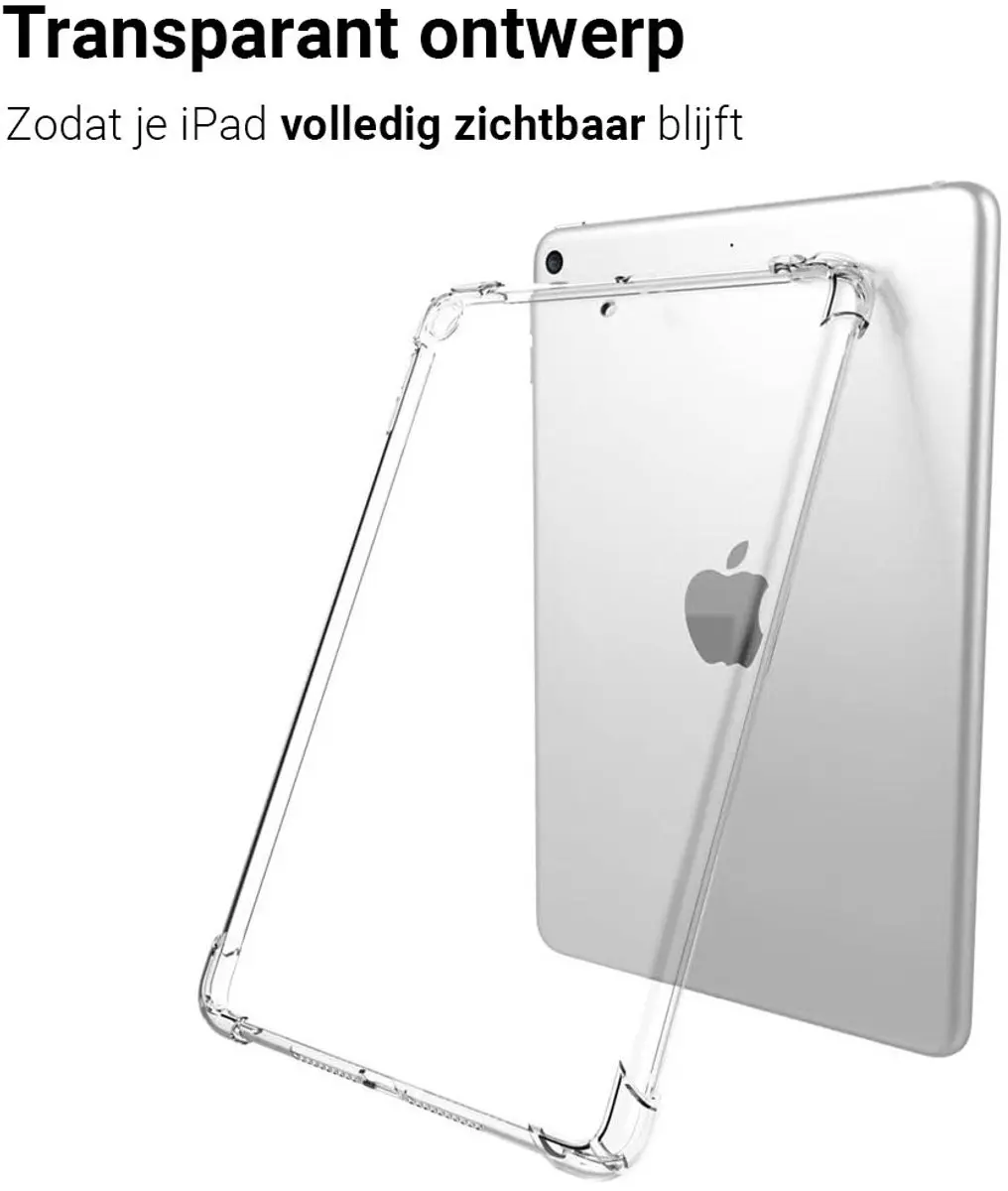 MobiQ Transparante Backcover 46-00482 - iPad 10.2 inch