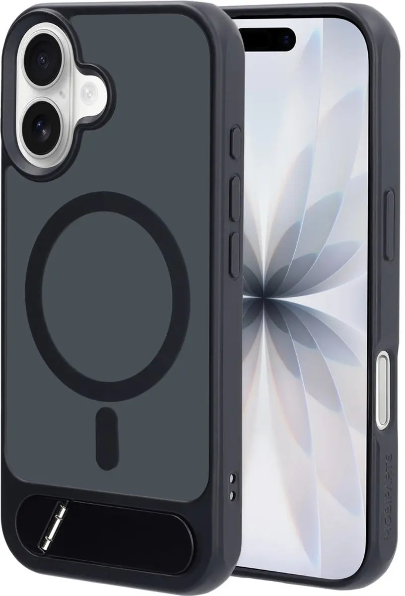 Mobiparts MP-102527 Hoesje iPhone 17 - Hardcover MagSafe - Zwart/Transparant