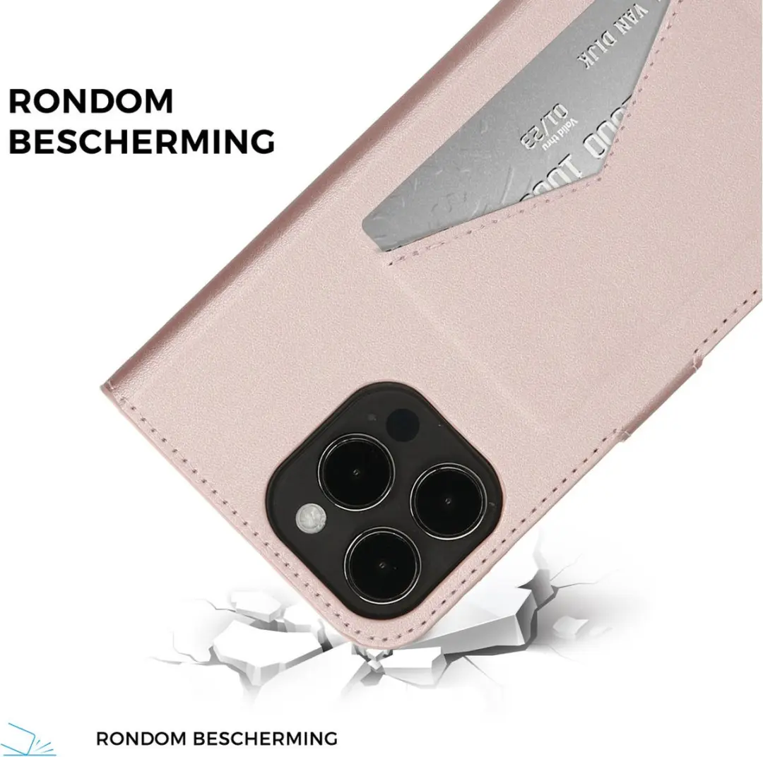 Mobiparts Classic Wallet Hoesje MP-5001857 - iPhone 15 Pro Max - Roze