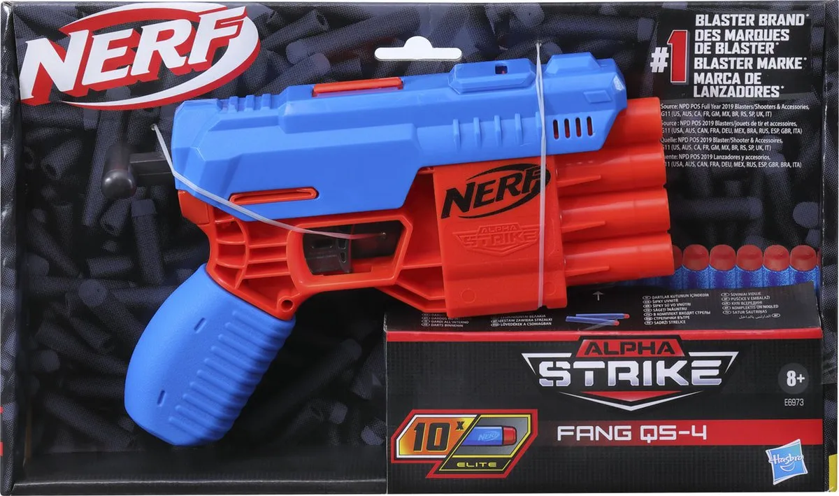 Nerf Alpha Strike Fang QS-4 - Geel