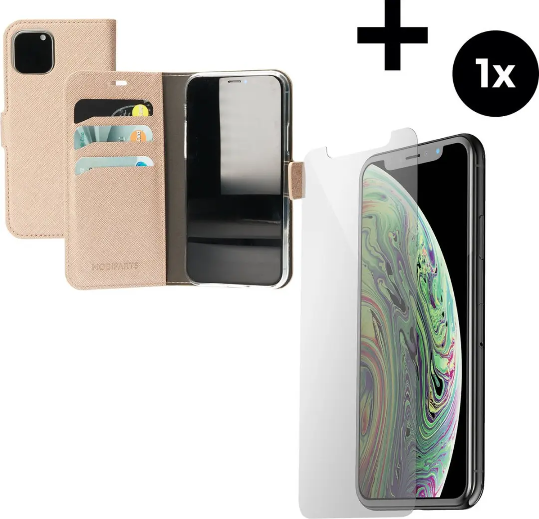 Mobiparts Saffiano Wallet Hoesje iPhone 11 Pro