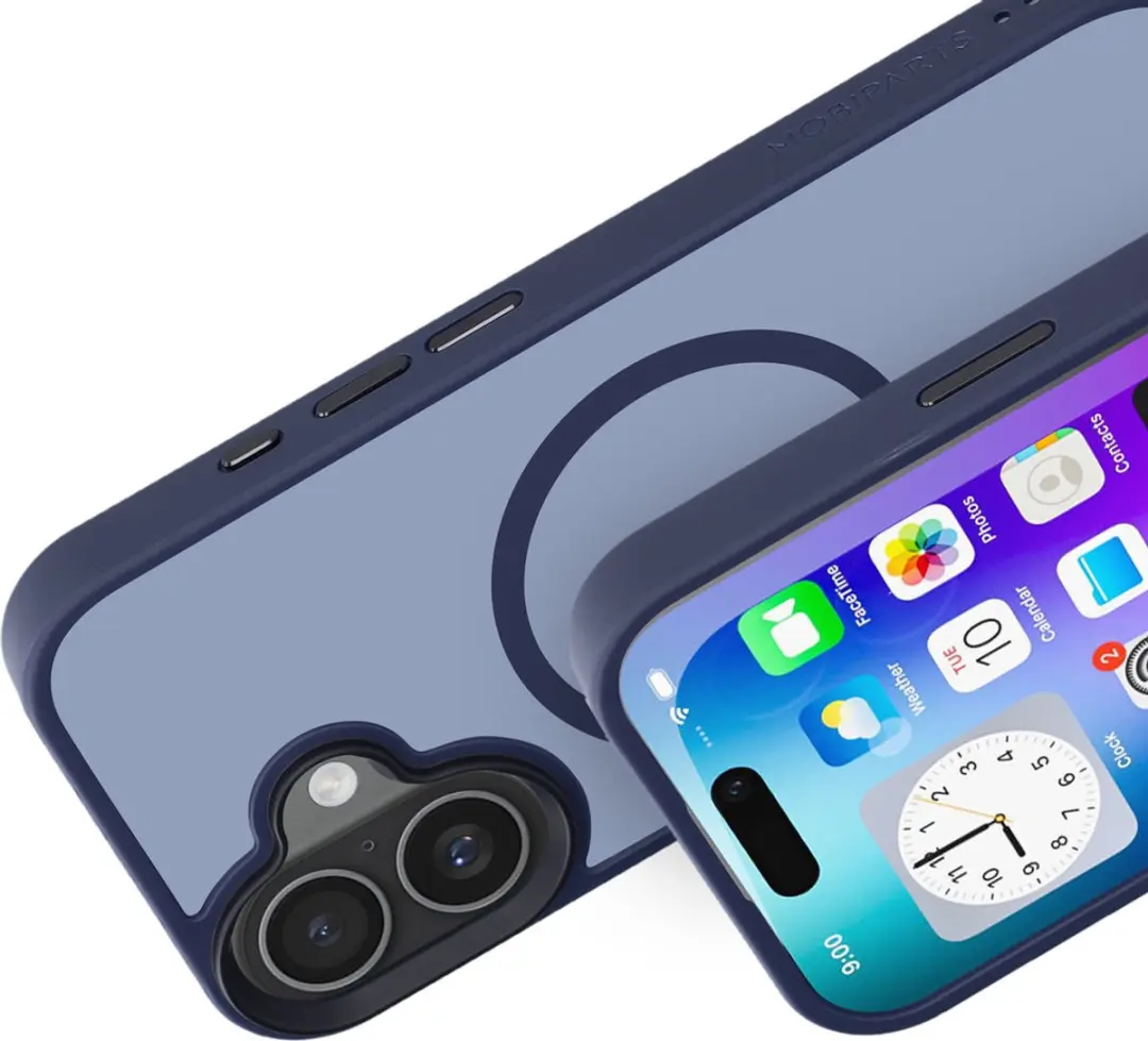 Mobiparts Hoesje iPhone 17 Hardcover MagSafe Blauw - MP-130068