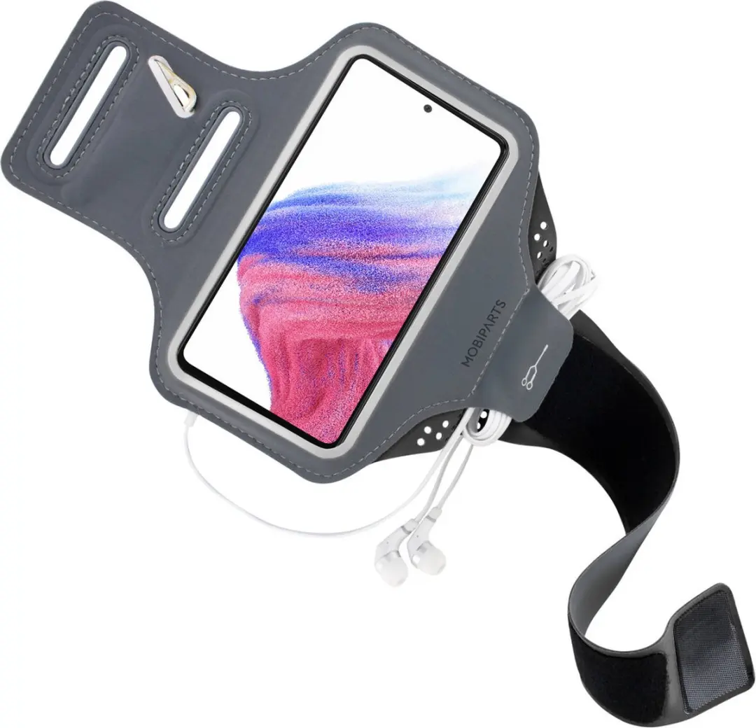 Mobiparts Hardlooparmband MP-122399 - Zwart