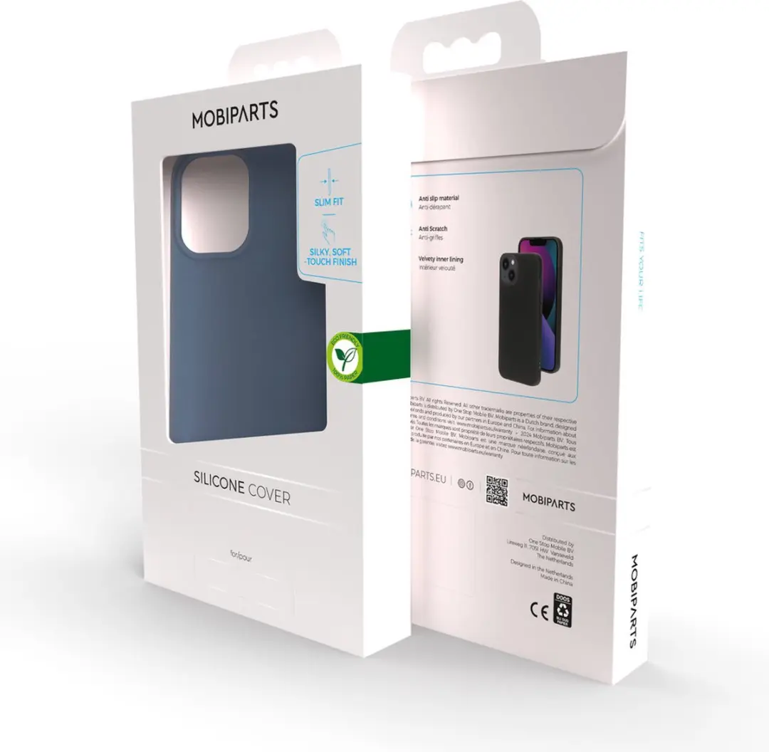Mobiparts MP-5000183 Silicone Hoesje - iPhone 12 Pro Max Grijs