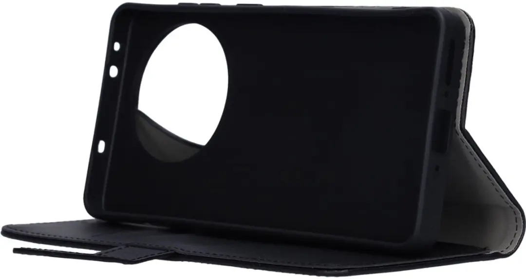 Mobiparts Hoesje OnePlus 13R Wallet Eco Leer - 3 Pasjes - Zwart