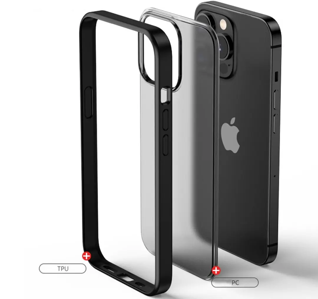MobiQ Bumper Case iPhone 16 Pro Max 46-00442 - Zwart