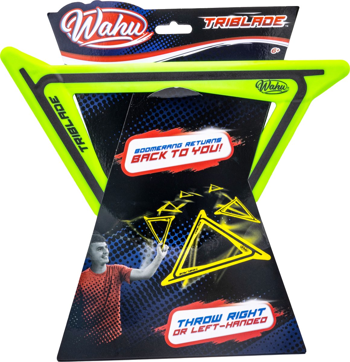 Wahu Triblade Boomerang - Vang- en werpspel - Groen