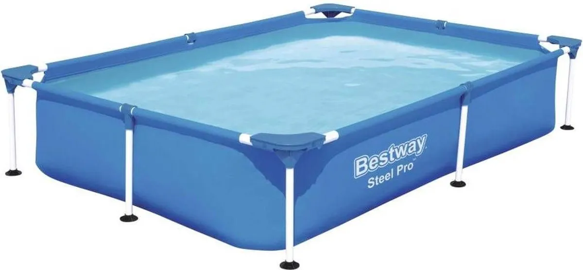 Bestway Steel Pro Zwembad 221x150x43cm - Blauw