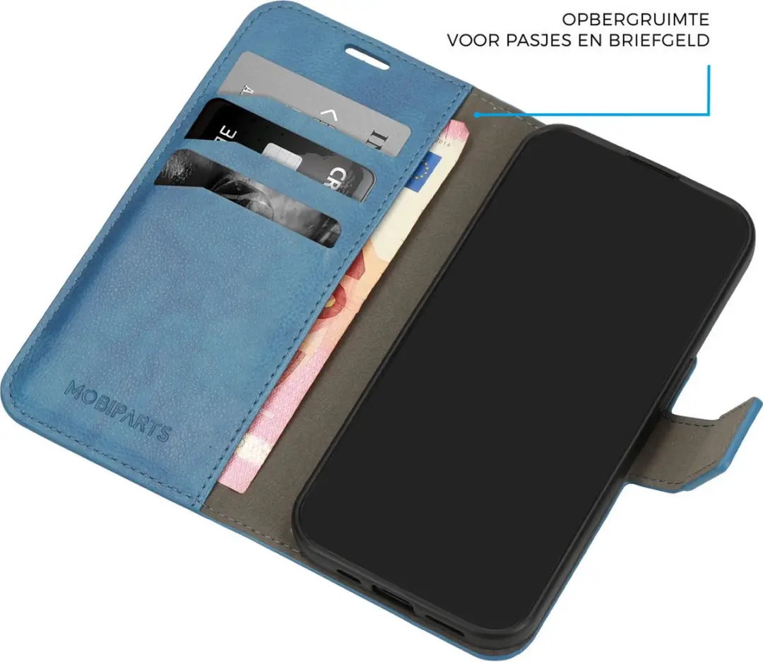 Mobiparts MP-125659 Hoesje Samsung Galaxy A15 - Wallet - Blauw