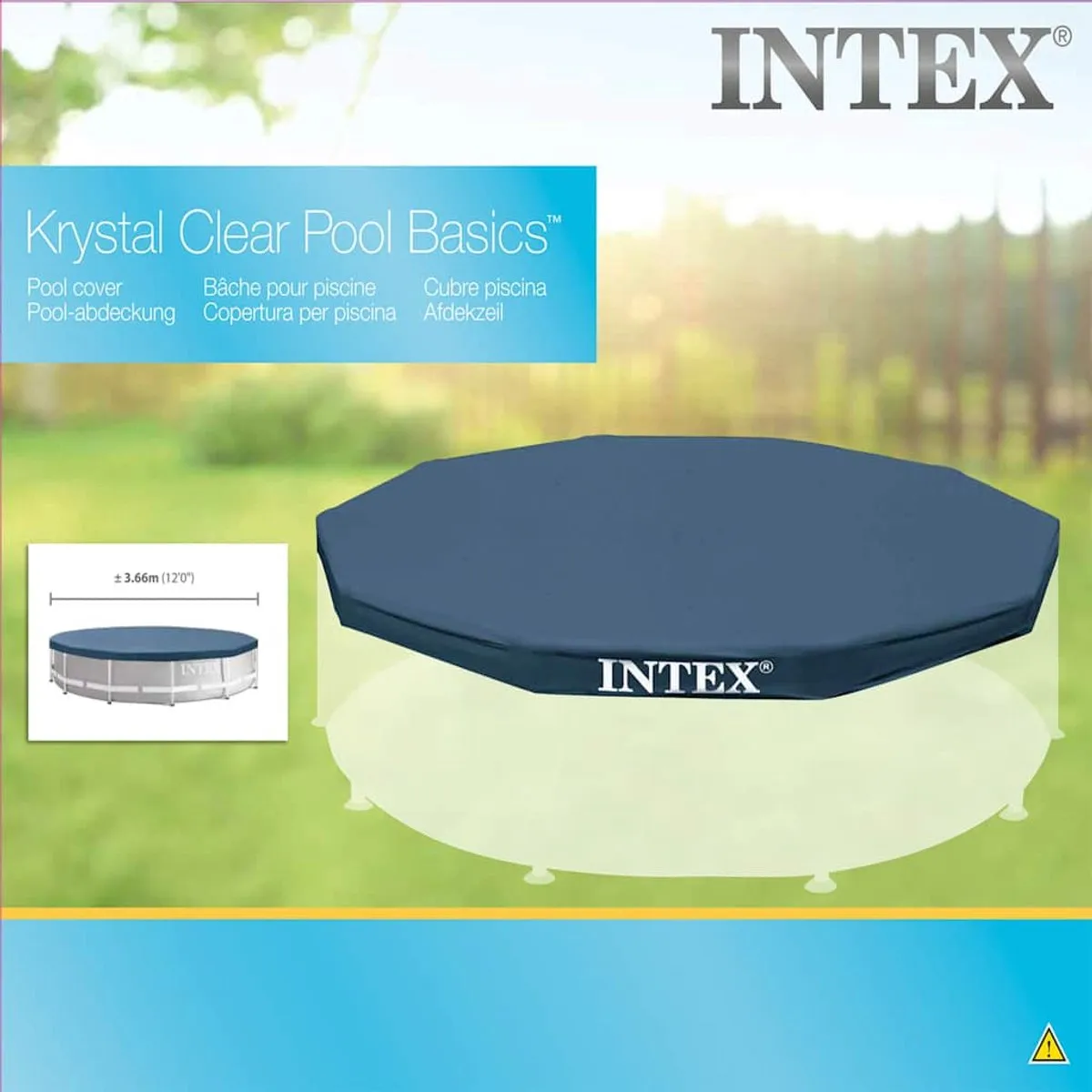 Intex Zwembadhoes Rond 366cm - Blauw