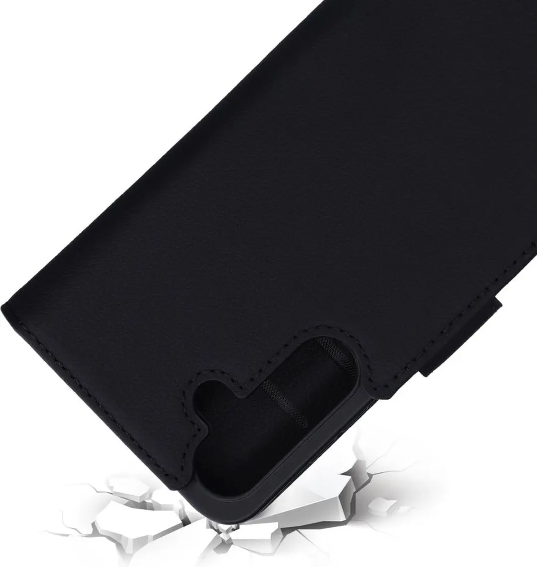 Mobiparts MP-128590 Leather Wallet Case Samsung Galaxy S25 - Zwart
