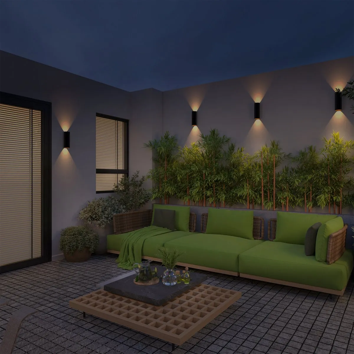 Calex LED Wandlamp Florence Ovaal 8W - Zwart