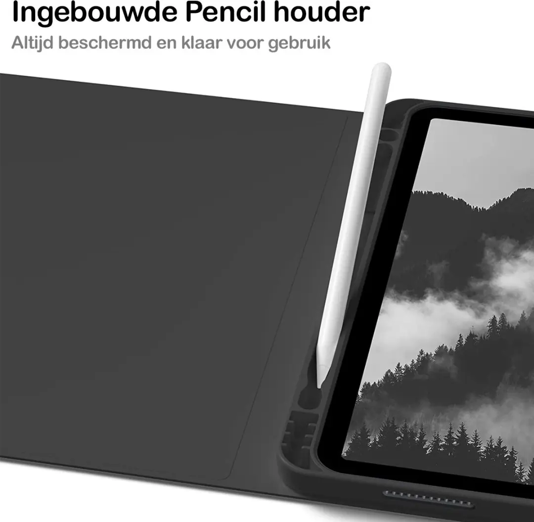 MobiQ 13-01274 Toetsenbordhoes iPad 10.2 inch - Zwart