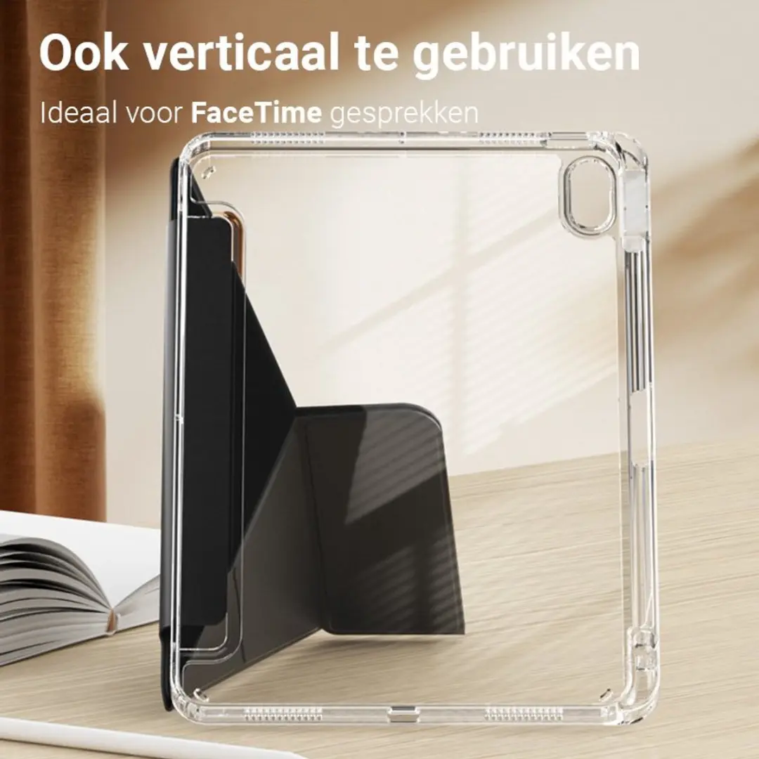 MobiQ Origami Hoes iPad Mini 6 8.3 - Zwart