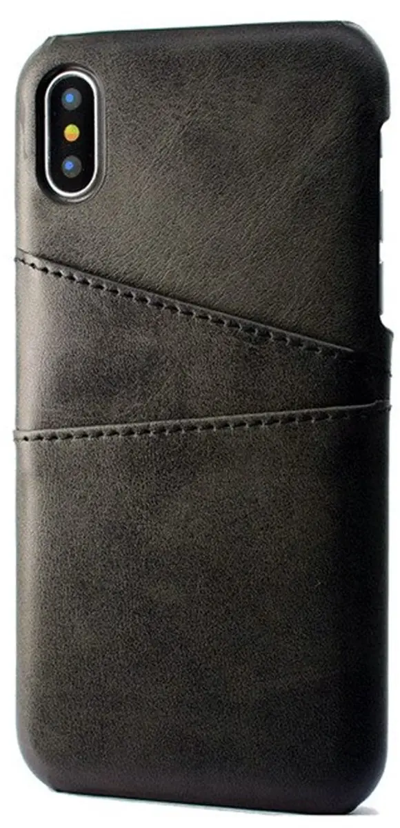 MobiQ Leather Snap On Wallet iPhone X/XS