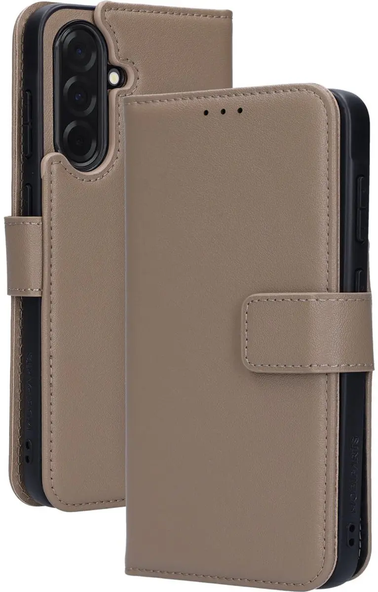 Mobiparts MP-128769 Hoesje Samsung Galaxy A36 - Wallet 2-in-1 Beige