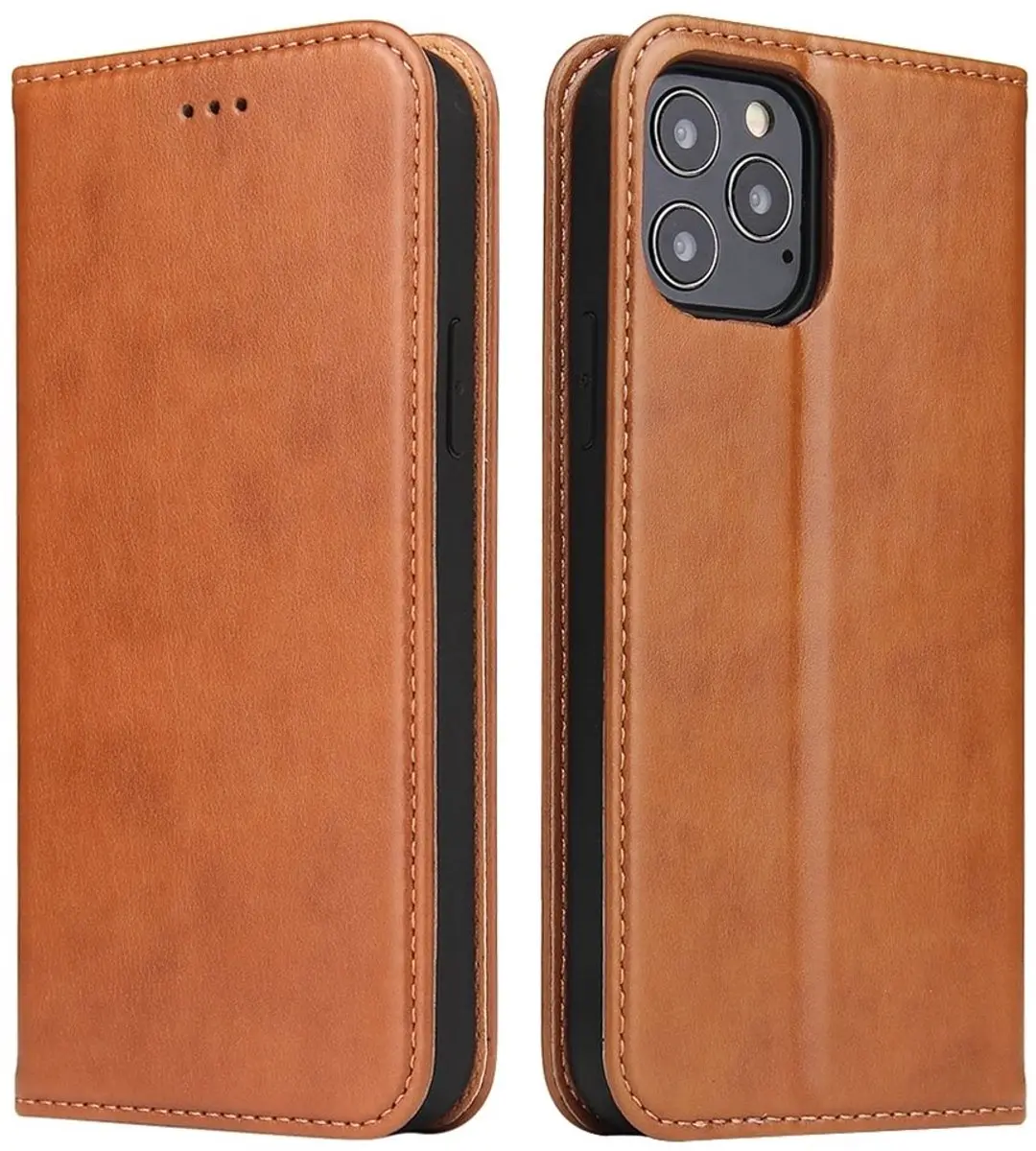 MobiQ 46-00390 Hoesje iPhone 16 Pro Max - Bruin