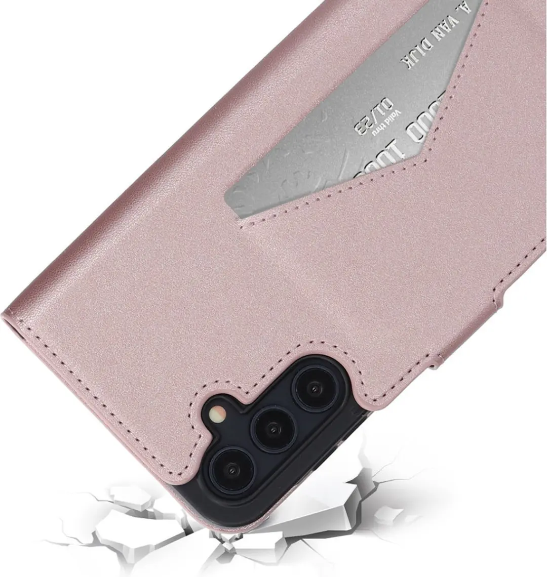 Mobiparts MP-125665 Hoesje Samsung Galaxy A15 - Wallet - Roze