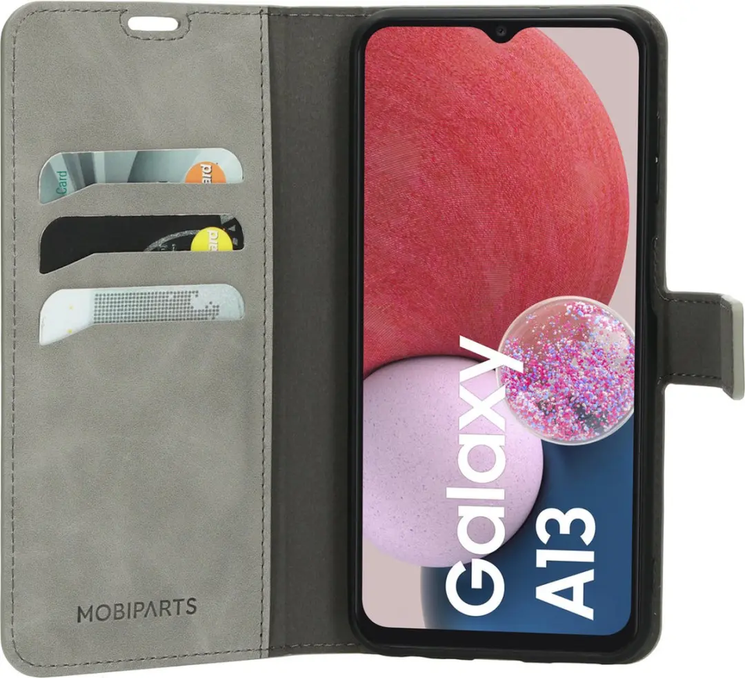 Mobiparts MP-121904 Hoesje Samsung Galaxy A13 4G - Wallet - Grijs - afbeelding 6 van 6